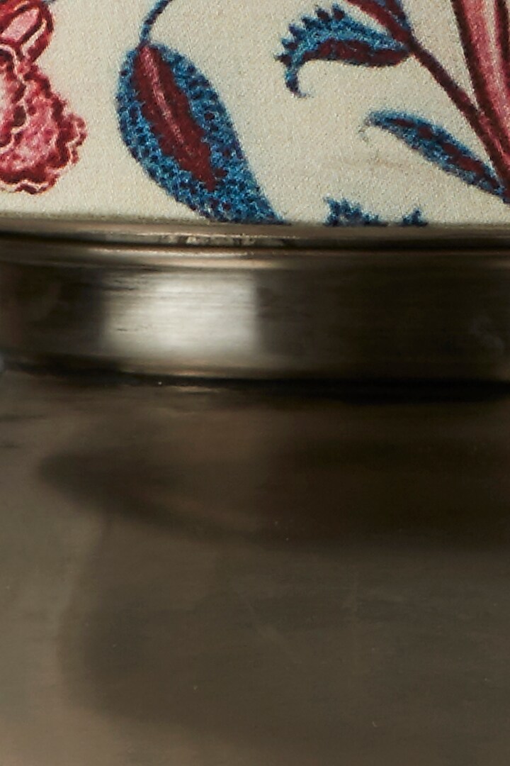 Grey Brass Flicker Lamp Base by Ritu Kumar Home at Pernia's Pop Up Shop