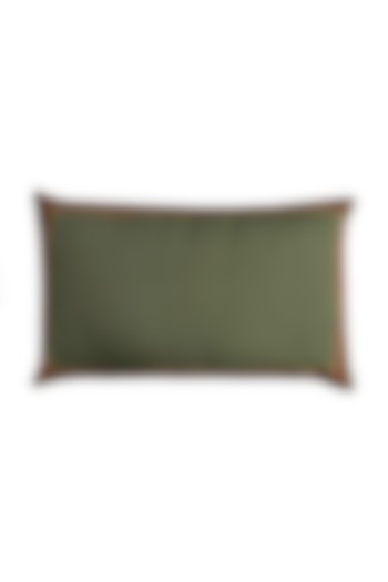 Green Baagh Pillow Sham With Filler by Ritu Kumar Home at Pernia's Pop Up Shop