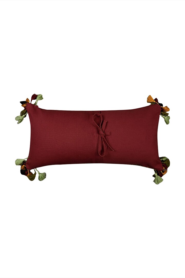 Multicolored Baagh Cushion With Filler by Ritu Kumar Home at Pernia's Pop Up Shop