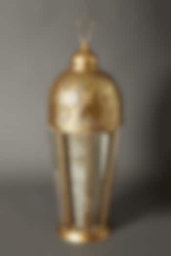 Brass Glasshouse Lantern by Ritu Kumar Home