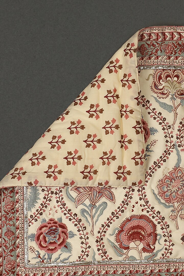 Ivory Lavana Printed Placemats (Set of 2) by Ritu Kumar Home at Pernia's Pop Up Shop