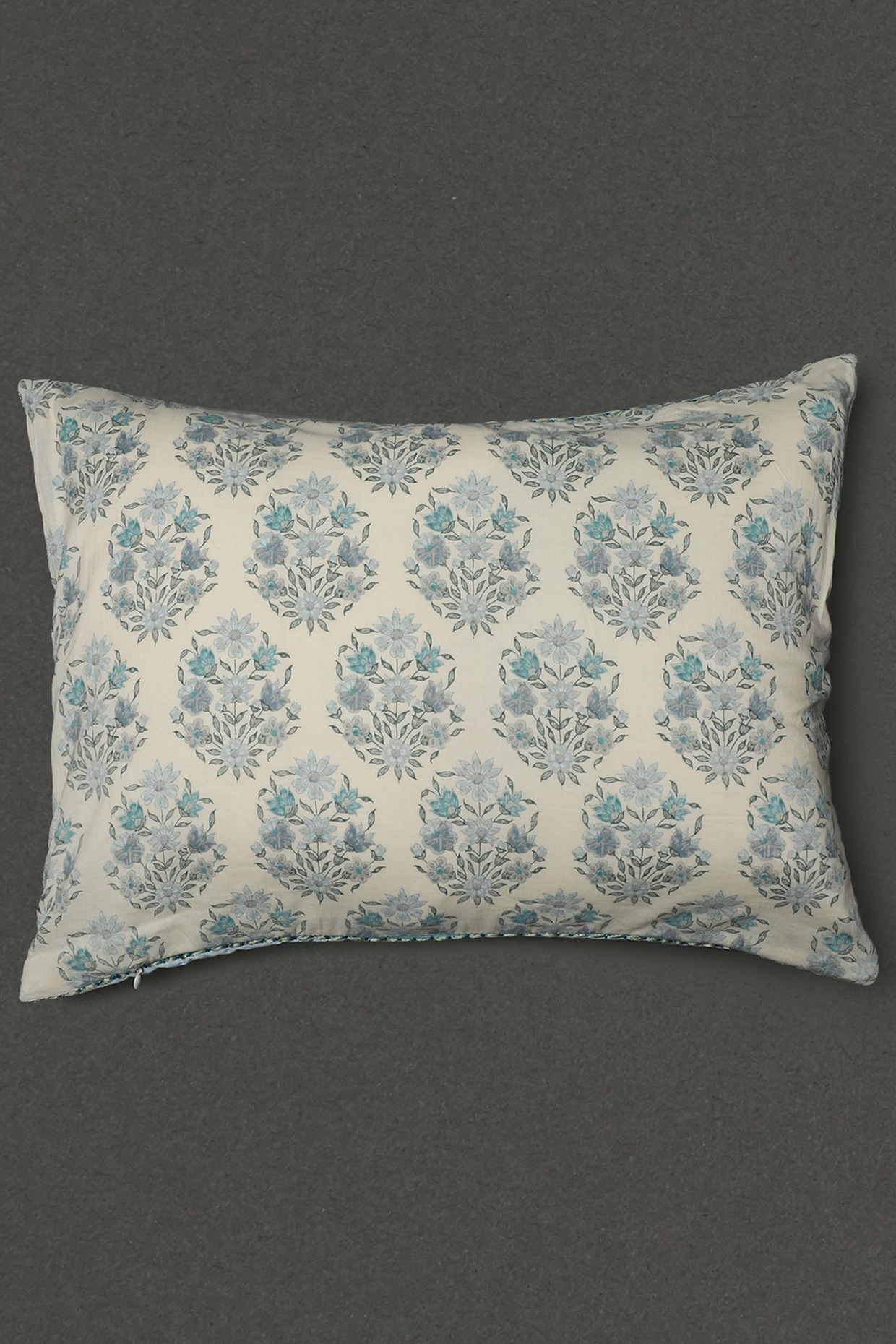 teal pillow sham