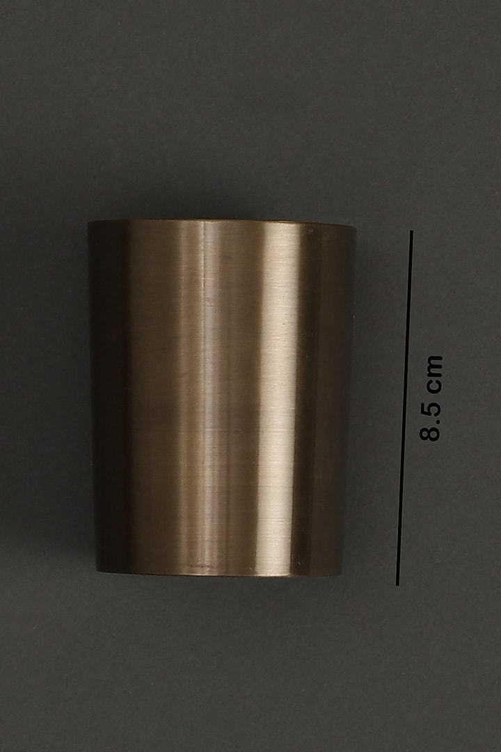 Brass Cylendrical Glass by Ritu Kumar Home at Pernia's Pop Up Shop
