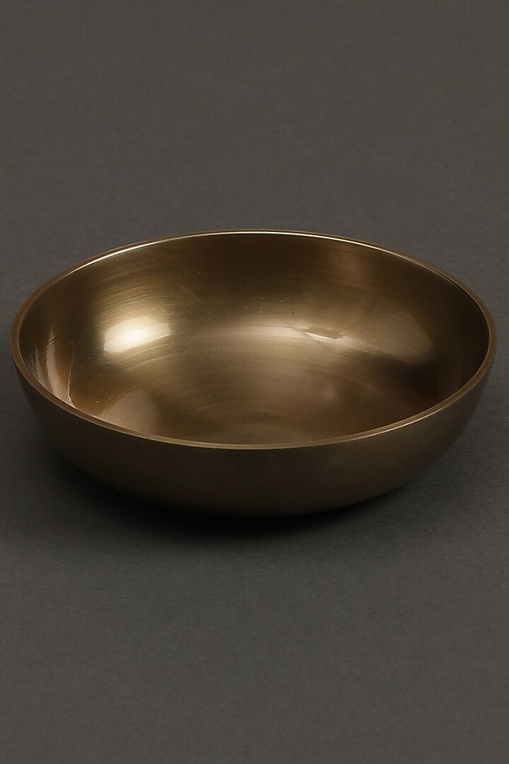 Brass Kansa Dessert Bowl by Ritu Kumar Home at Pernia's Pop Up Shop