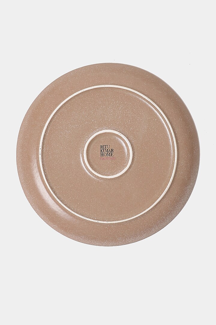 Pink & Beige Koshambi Side Plate (Set of 2) by Ritu Kumar Home at Pernia's Pop Up Shop
