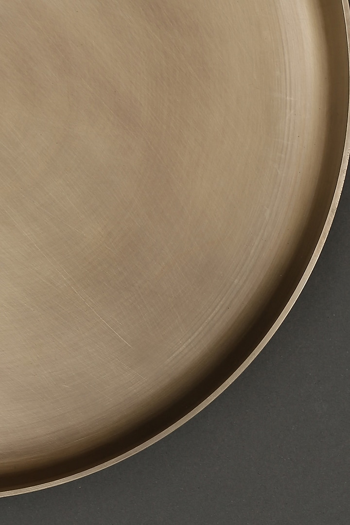 Brass Kansa Thali by Ritu Kumar Home at Pernia's Pop Up Shop