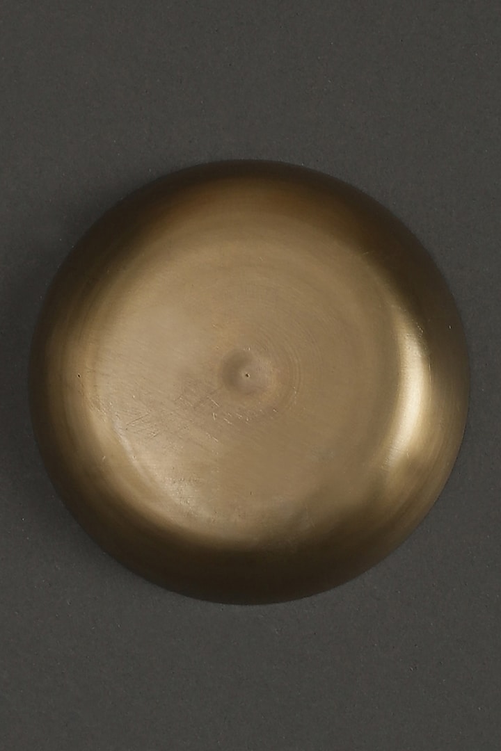 Brass Kansa Dessert Bowl by Ritu Kumar Home at Pernia's Pop Up Shop