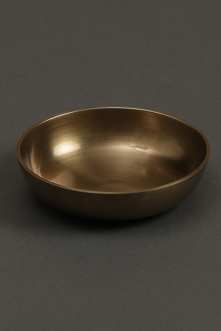 Brass Kansa Dessert Bowl by Ritu Kumar Home at Pernia's Pop Up Shop