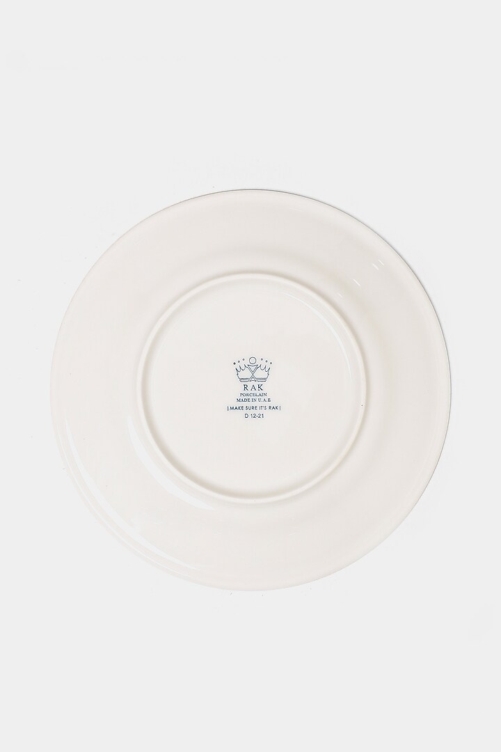 Pink Ikkat Dinner Plates (Set of 2) by Ritu Kumar Home at Pernia's Pop Up Shop