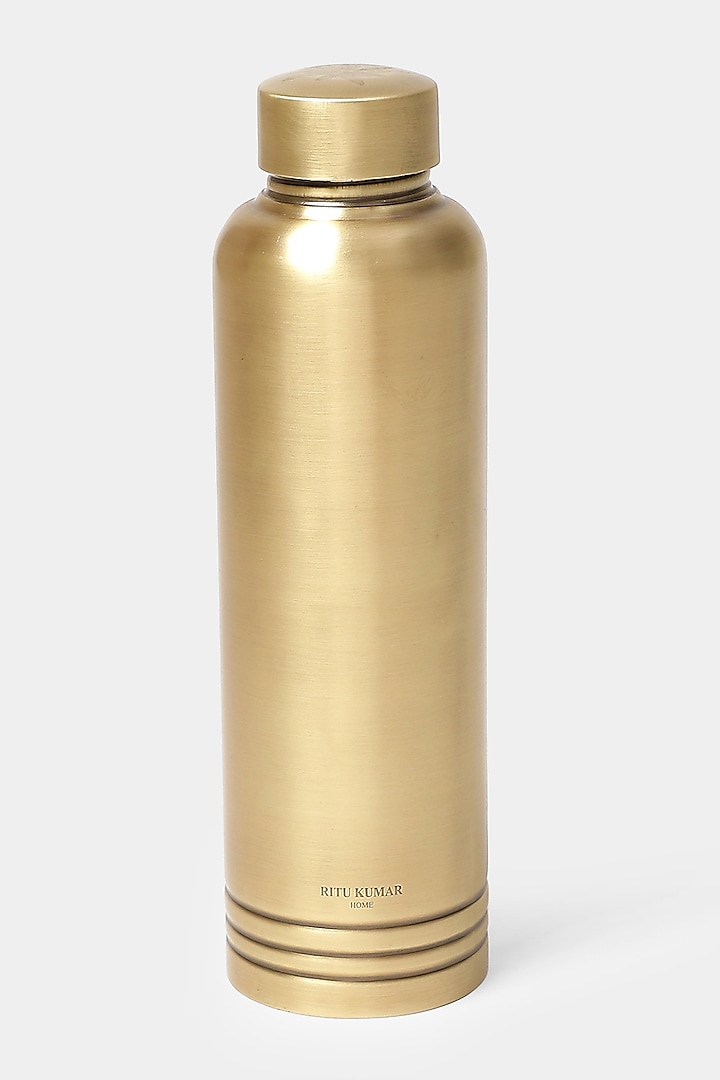 Cochin Kansa Brass Bottle by Ritu Kumar Home