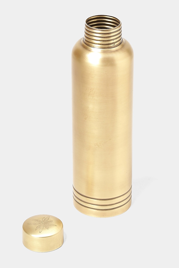 Cochin Kansa Brass Bottle by Ritu Kumar Home at Pernia's Pop Up Shop