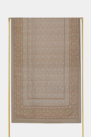 Pink & Beige Koshambi Table Cloth by Ritu Kumar Home