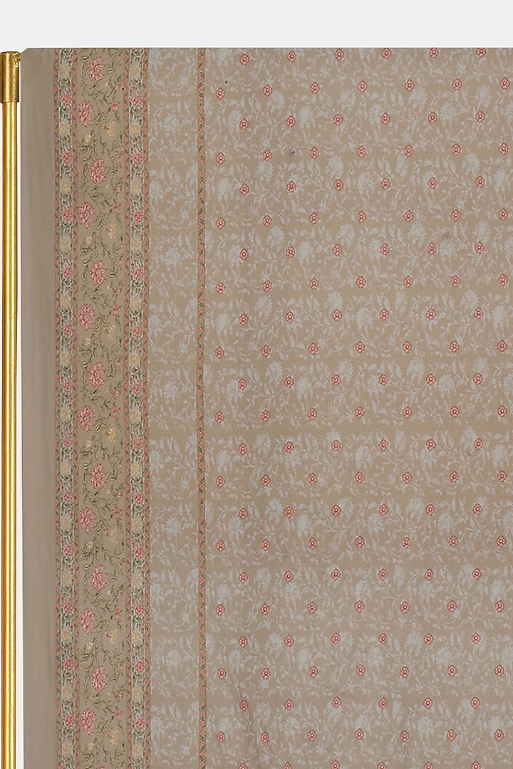 Pink & Beige Koshambi Table Cloth by Ritu Kumar Home at Pernia's Pop Up Shop