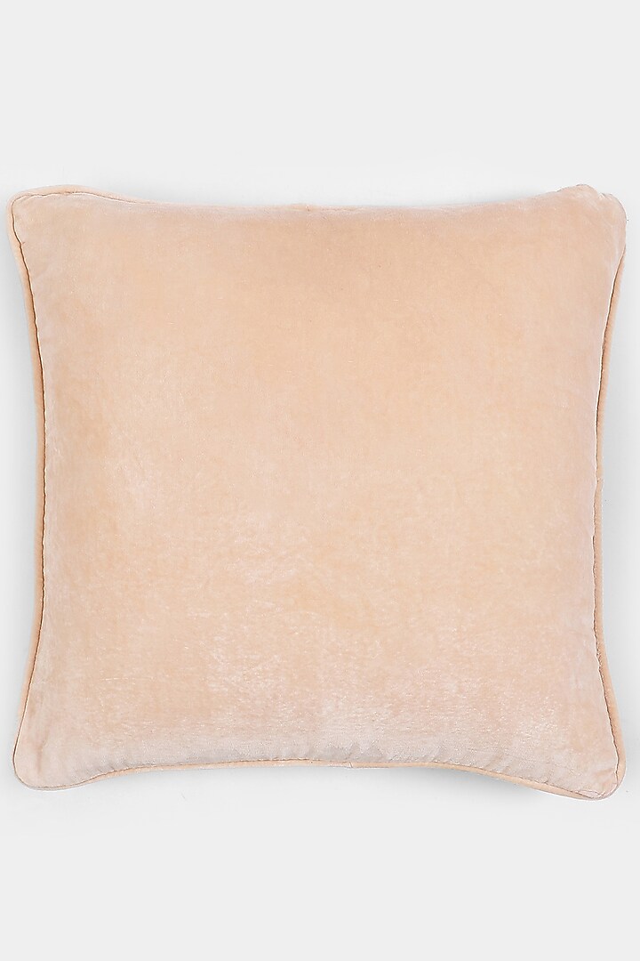 Pink Ikat Square Cushion With Filler by Ritu Kumar Home at Pernia's Pop Up Shop