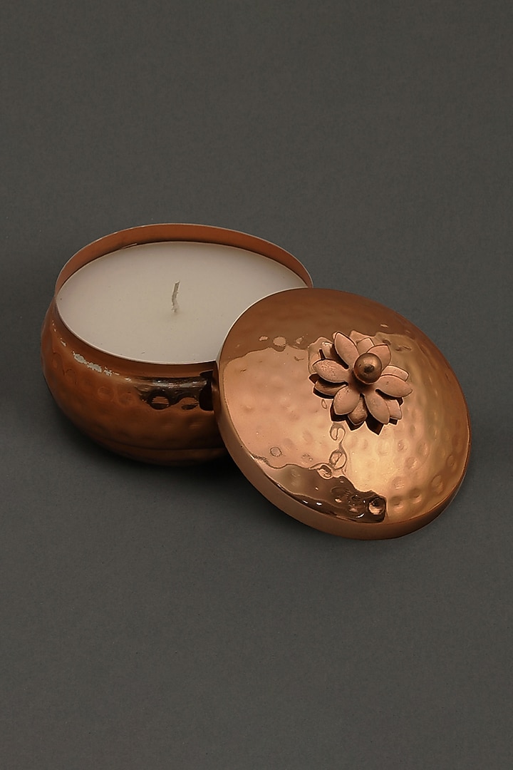 Copper Jasmine Tea Votive by Ritu Kumar Home at Pernia's Pop Up Shop