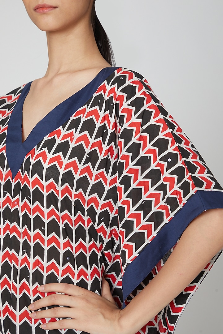 Multi Colored Printed Top by DOOR OF MAAI at Pernia's Pop Up Shop