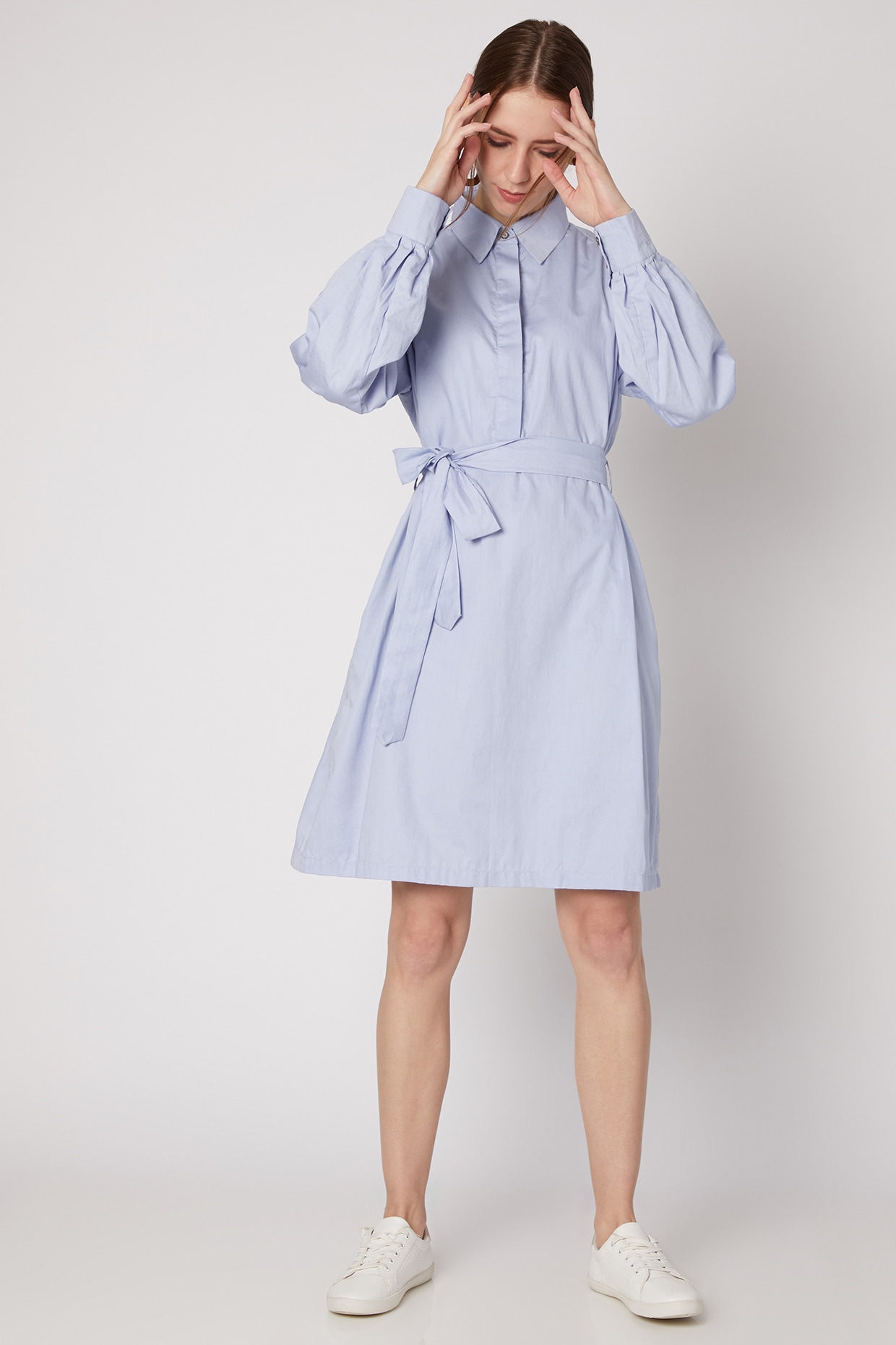 collared shirt dress