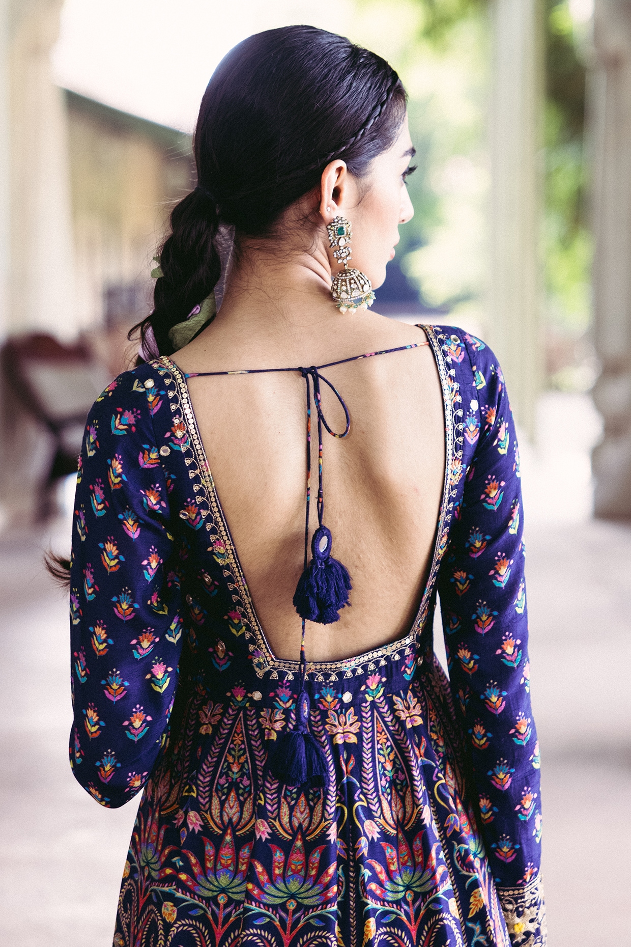 BACKLESS ANARKALI SUIT SET | Anarkali suits simple, Indian fashion, Indian  designer wear