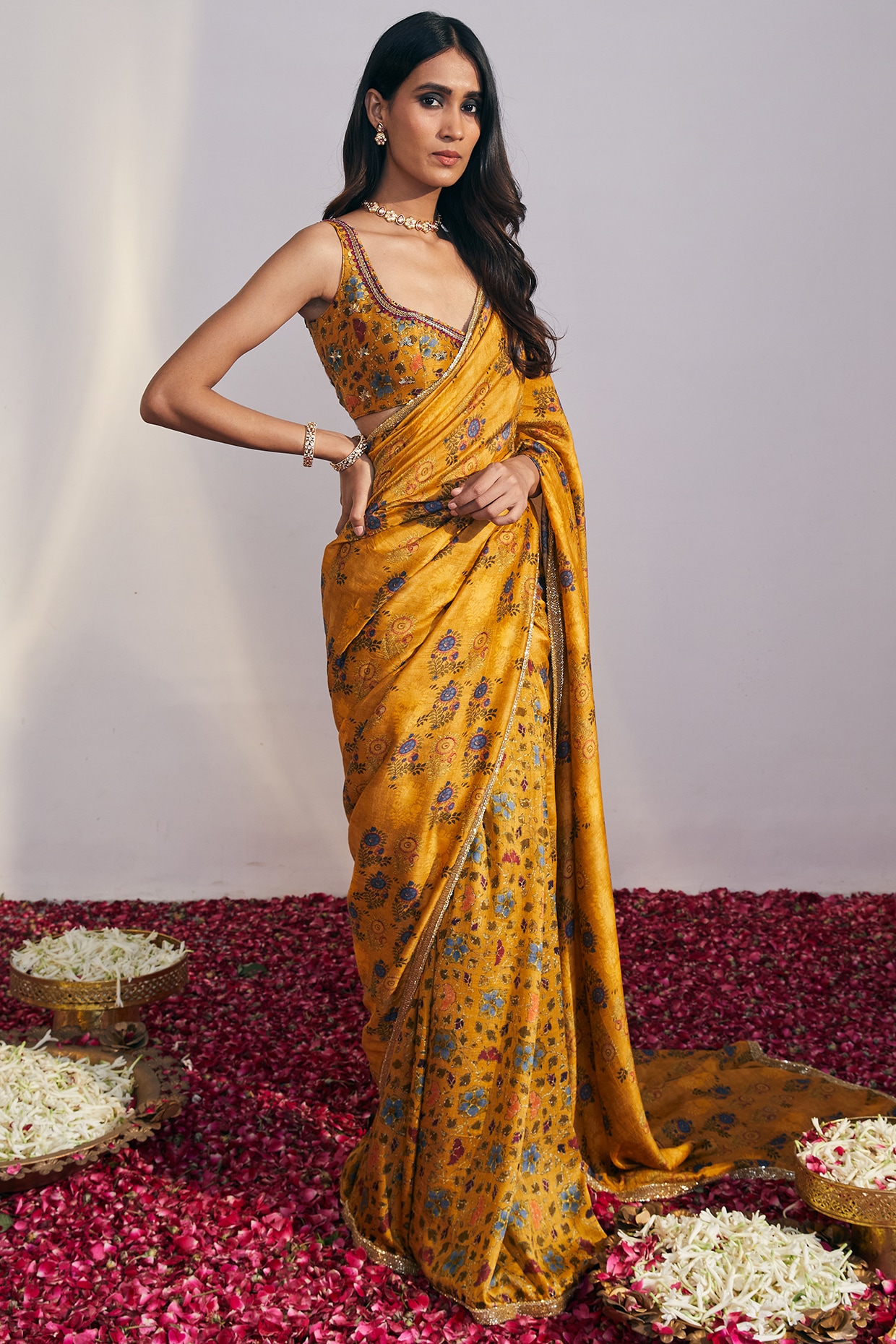 Digital Print Multicolor Ladies Georgette Printed Saree, 5.5 m (separate  blouse piece) at Rs 485 in Surat