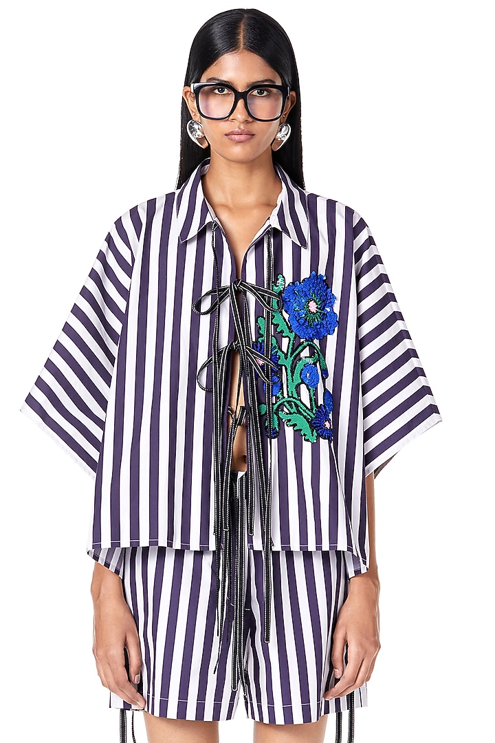 Multi-Colored Cotton Printed Co-Ord Set by Dhruv Kapoor at Pernia's Pop Up Shop