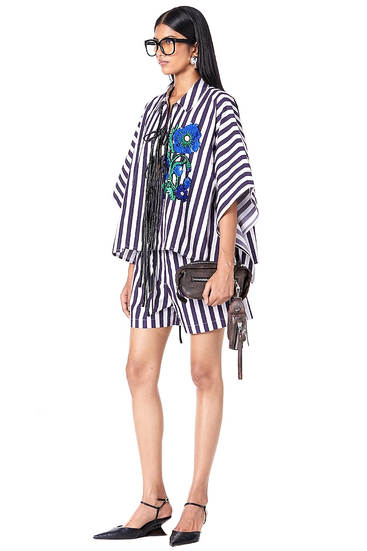 Multi-Colored Cotton Printed Co-Ord Set by Dhruv Kapoor at Pernia's Pop Up Shop