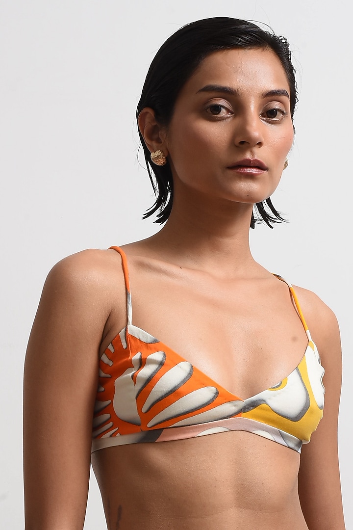 Multi-Colored Satin Digital Printed Backless Summer Dress by FORTY FOUR at Pernia's Pop Up Shop