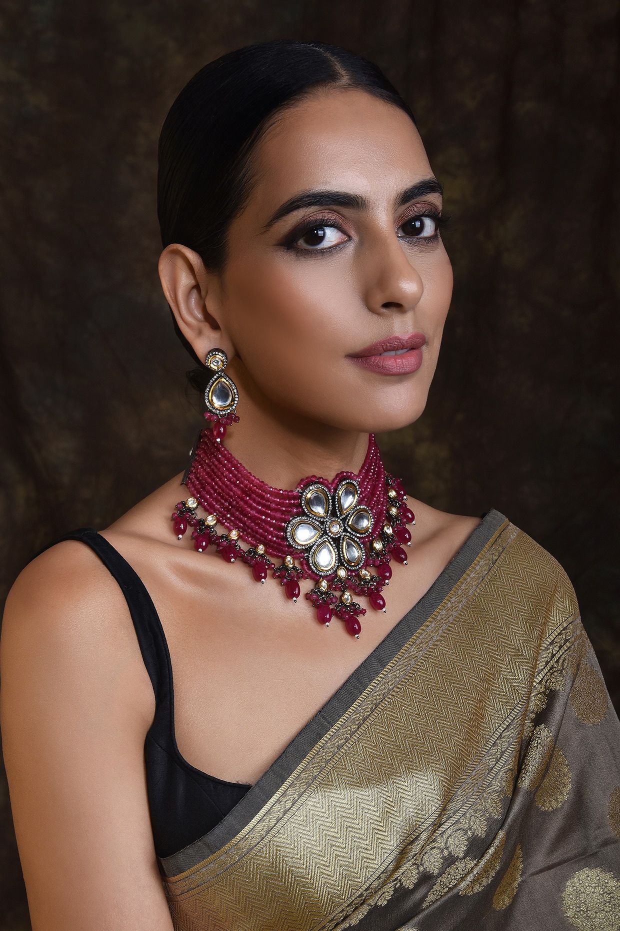 Buy Black Necklaces & Pendants for Women by Chahat Accessories Online |  Ajio.com