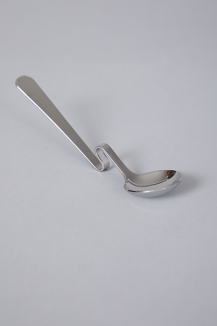 Silver Dessert Spoons (Set of 4) by Thoa at Pernia's Pop Up Shop