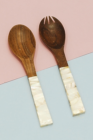 Pearl Salad Serving Spoons (Set of 2) by THOA