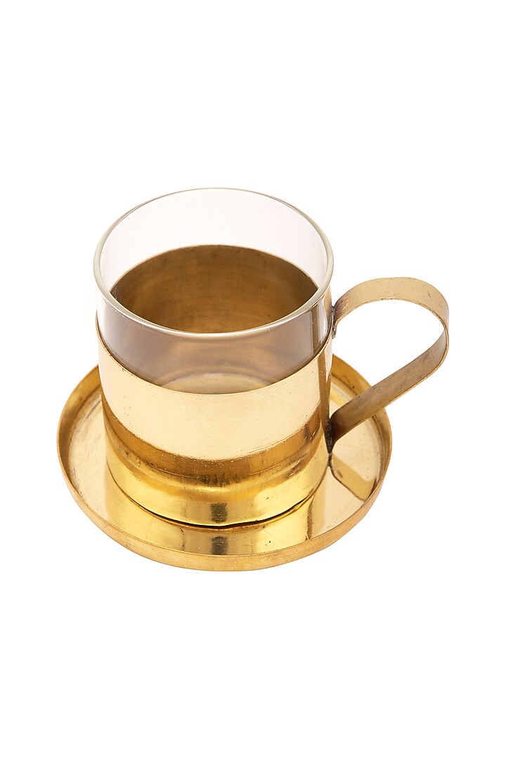 Exquisite Gold Cup (Set of 4) by THOA at Pernia's Pop Up Shop