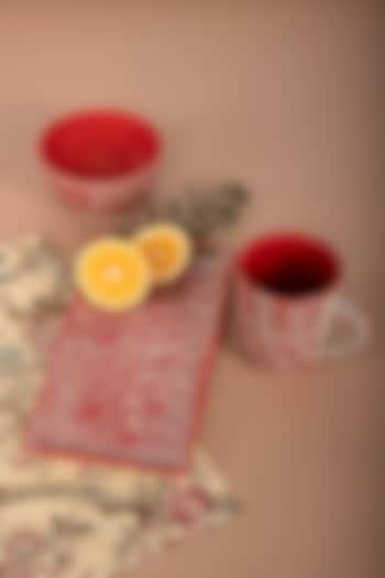 Red Breakfast In Bed (Set Of 3) by THOA