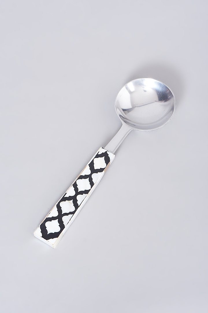 Pearl Silver Steel Scoop Ladle by THOA