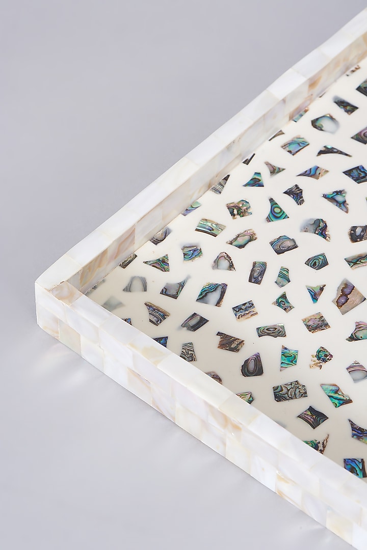 Abalone White Large Tray by THOA at Pernia's Pop Up Shop
