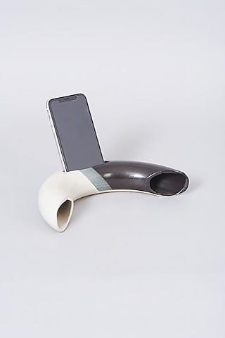 Black Ceramic Reverb Speaker by THOA