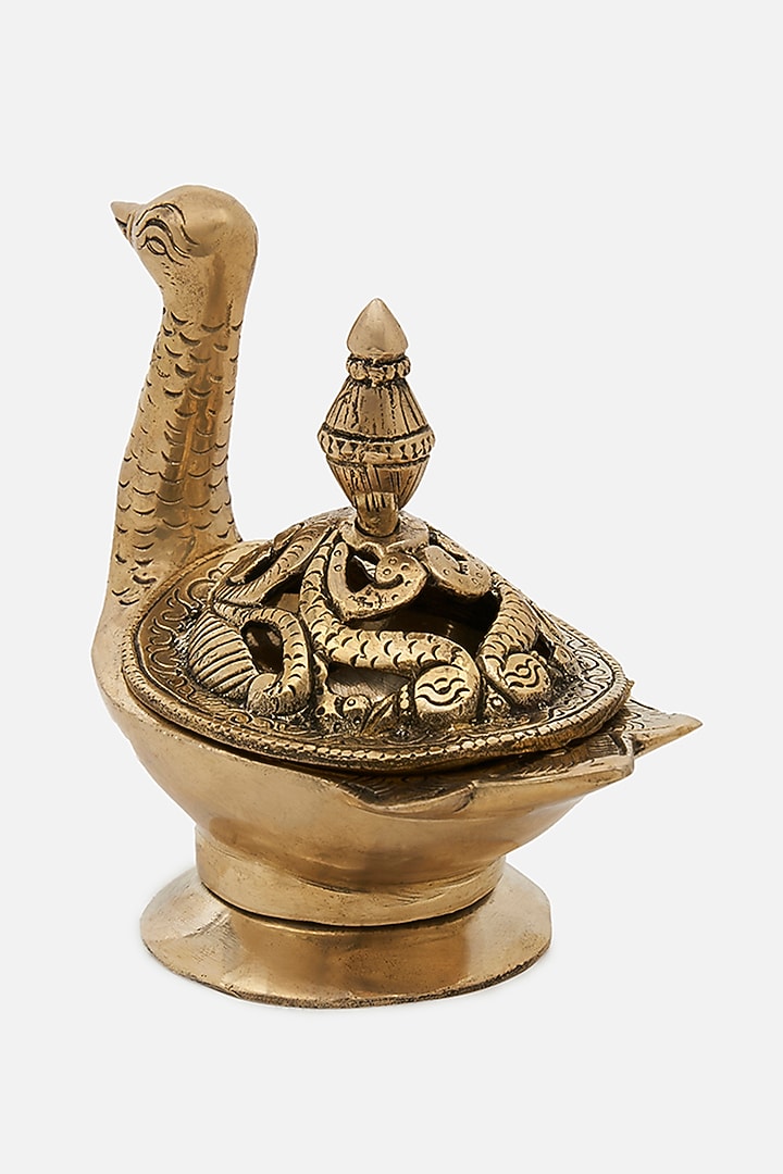 Golden Brass Dhoop Dani by DecorTwist at Pernia's Pop Up Shop