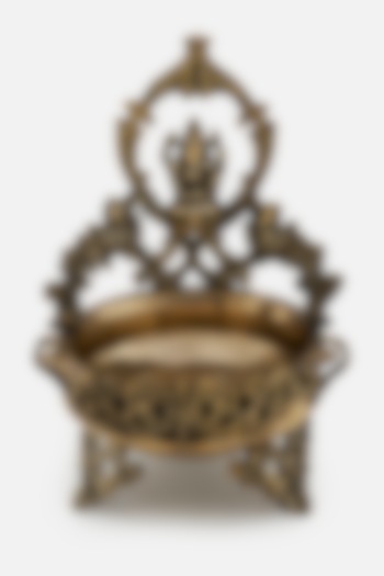 Gold Brass Ganesh Urli Bowl by DecorTwist at Pernia's Pop Up Shop