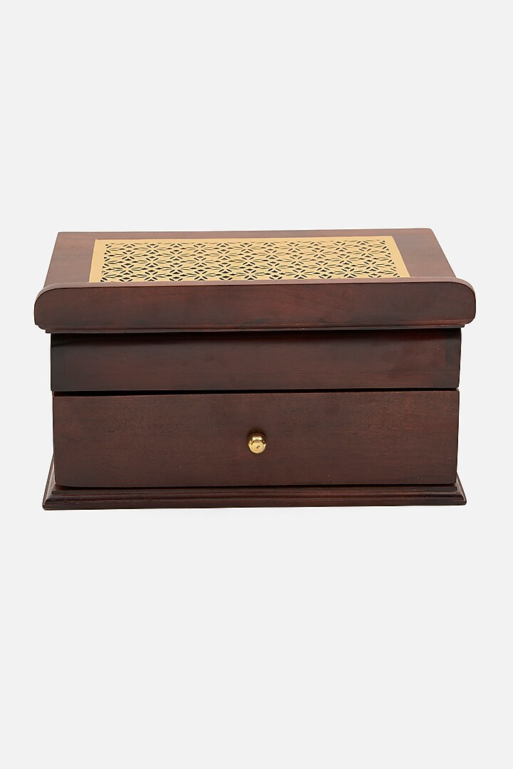 Brown Mango Wood Handcrafted Holy Book Stand by DecorTwist at Pernia's Pop Up Shop