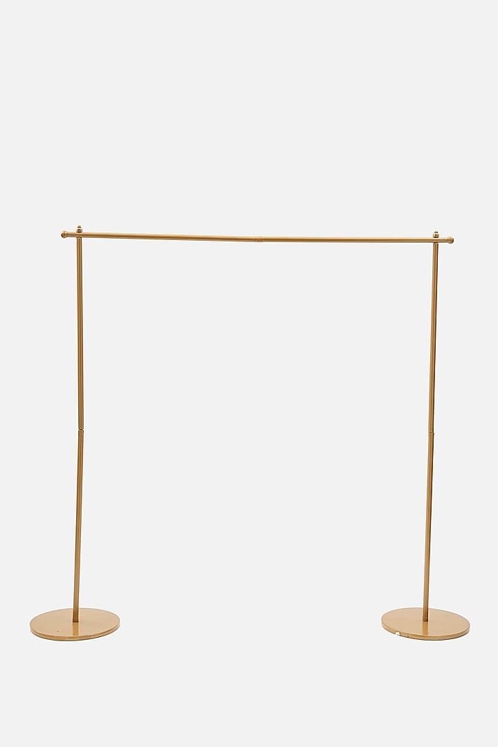 Gold Metal Square Backdrop Stand by DecorTwist at Pernia's Pop Up Shop