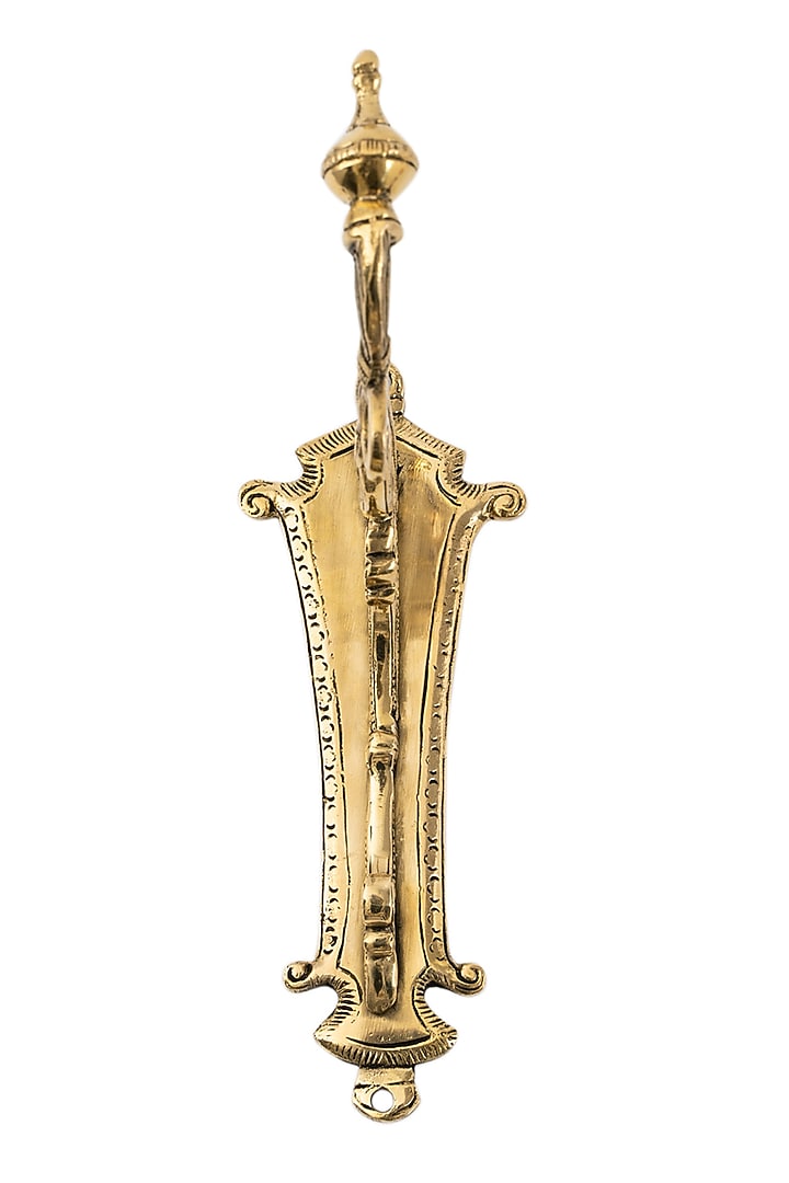 Golden Brass Meher Wall Hook by DecorTwist at Pernia's Pop Up Shop