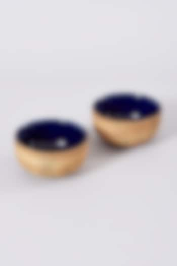 Blue Ceramic Bowls (Set of 2) by Dune Homes at Pernia's Pop Up Shop