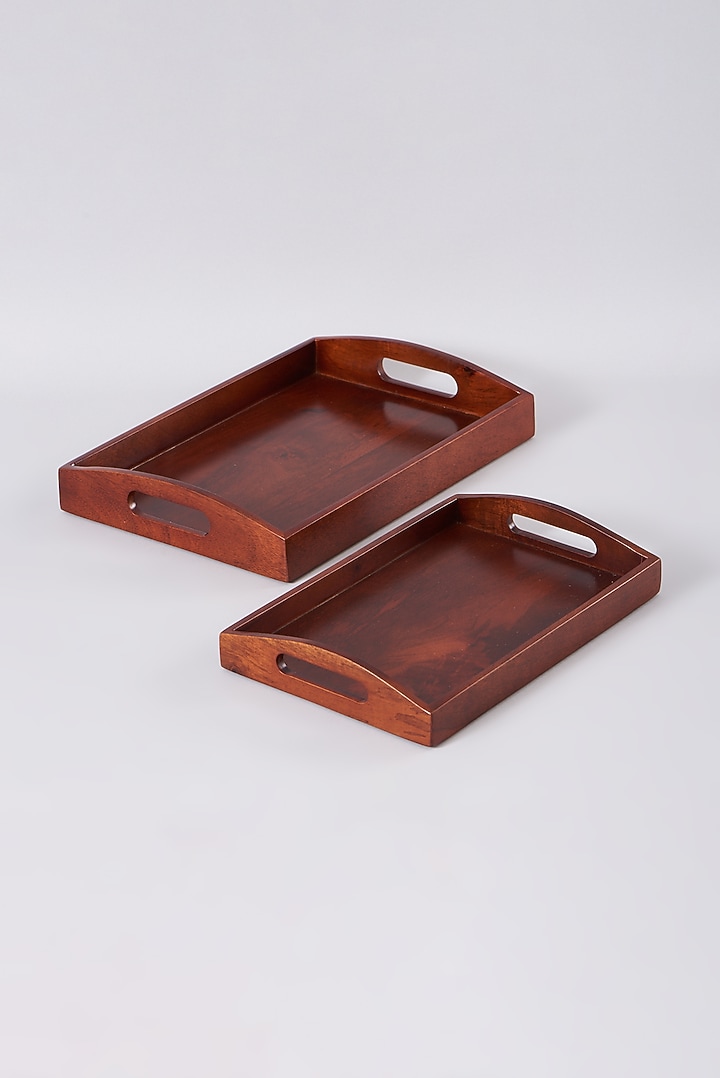 Brown Wooden Serving Trays by Dune Homes at Pernia's Pop Up Shop