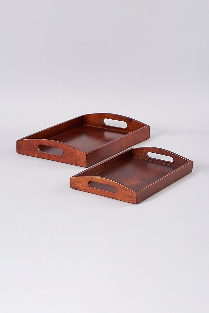 Brown Wooden Serving Trays by Dune Homes at Pernia's Pop Up Shop