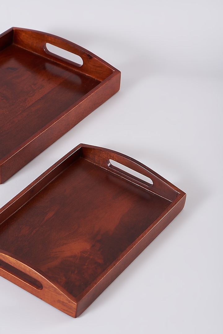 Brown Wooden Serving Trays by Dune Homes at Pernia's Pop Up Shop