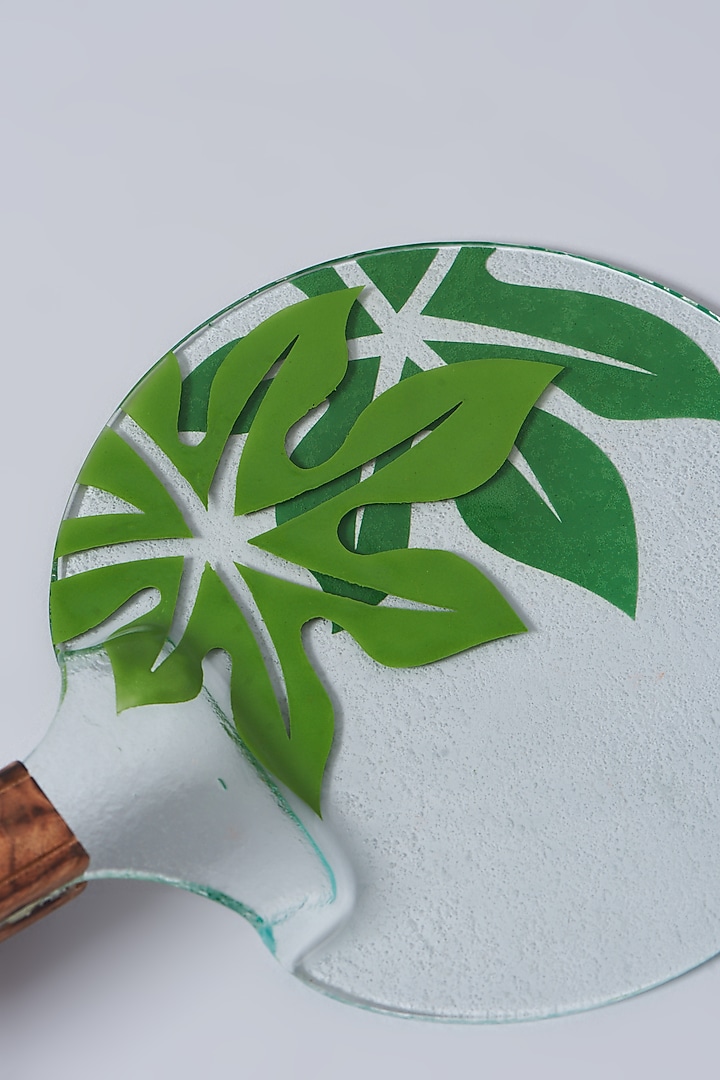 Hand Painted Glass Shovel Platter by Dune Homes at Pernia's Pop Up Shop