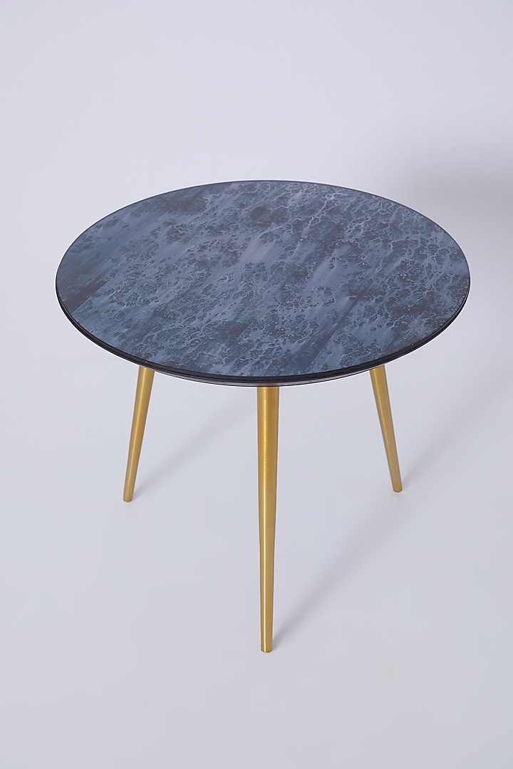 Black & Gold Textured Table by Dune Homes at Pernia's Pop Up Shop