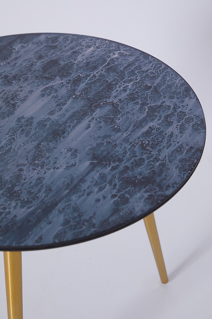 Black & Gold Textured Table by Dune Homes at Pernia's Pop Up Shop
