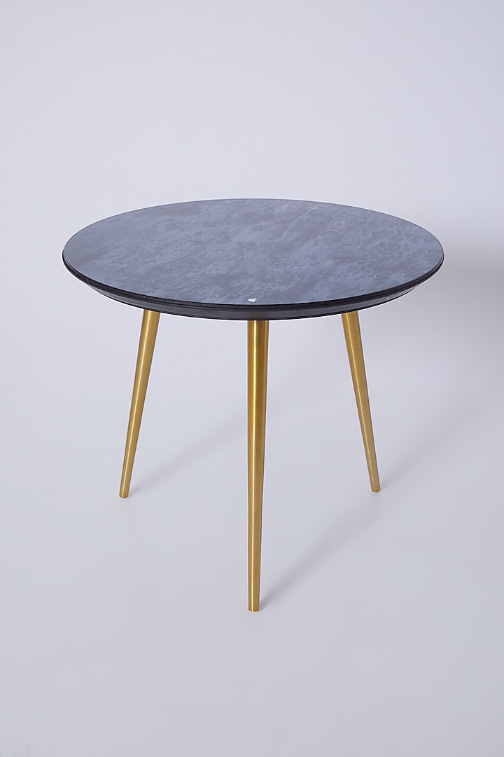 Black & Gold Textured Table by Dune Homes at Pernia's Pop Up Shop