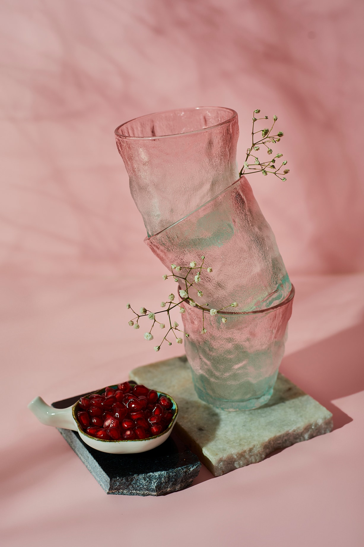 Frosted & Textured Drinking Glasses (Set of 6) Design by H2H at Pernia's  Pop Up Shop 2023