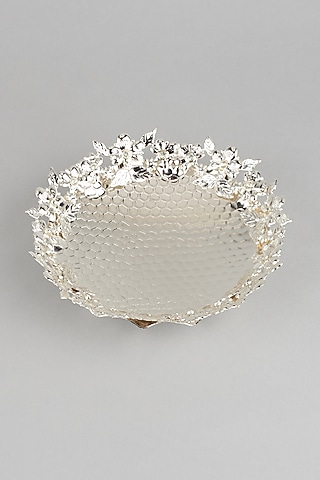 Silver Platters In German Silver (Set of 2) by Dune Homes
