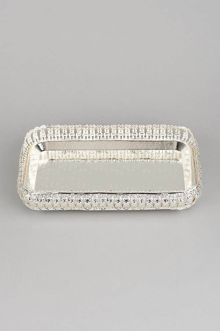 German Silver Tray by Dune Homes